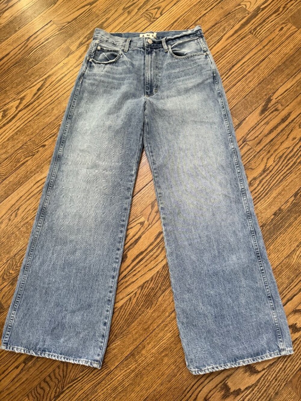 AMO Denim Frida High Rise Wide Leg Mystical Jeans Size 30